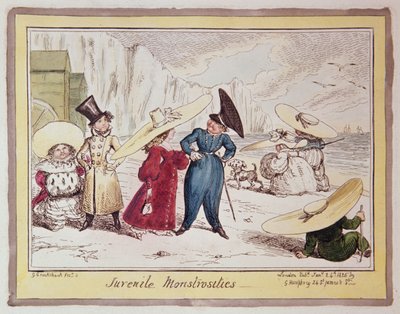 Juvenile Monstrosities, 1825 by George Cruikshank